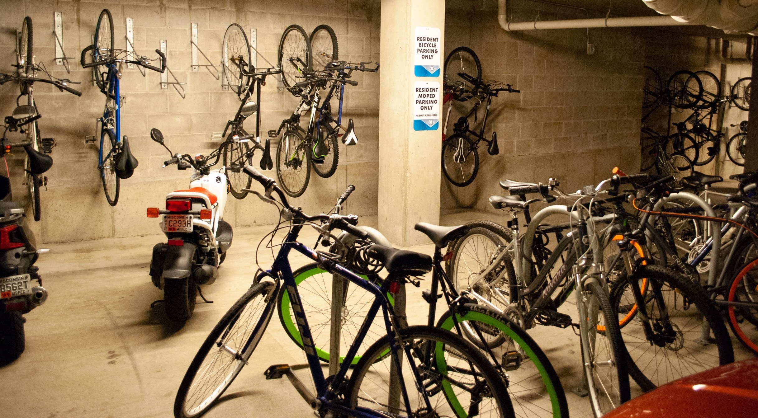 bike storage size