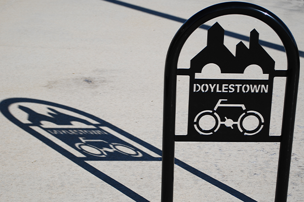 Logo-Custom-Lean-Bar-Bike-Rack