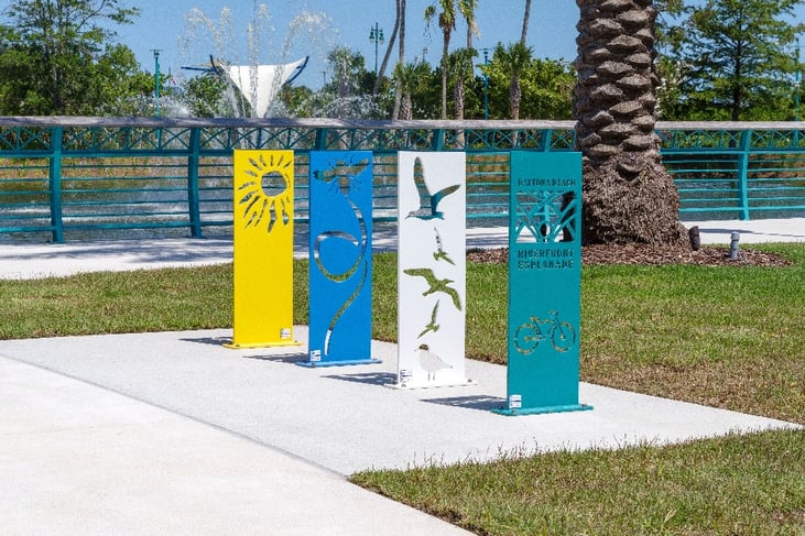 Colorful Shadow Racks in Florida
