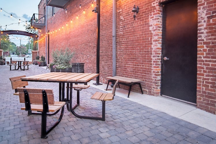 Lofty Courtyard Table