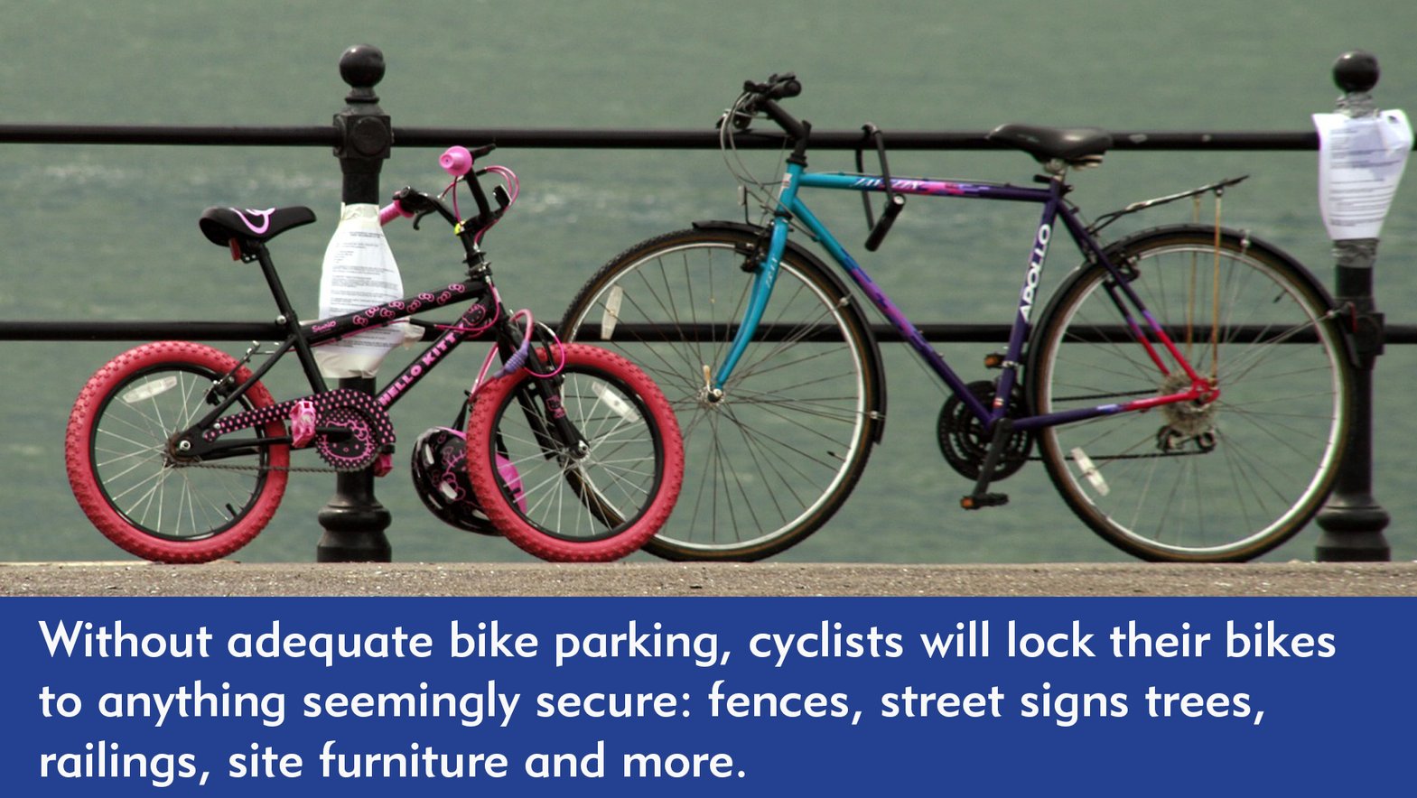 bikes-parked-to-fence