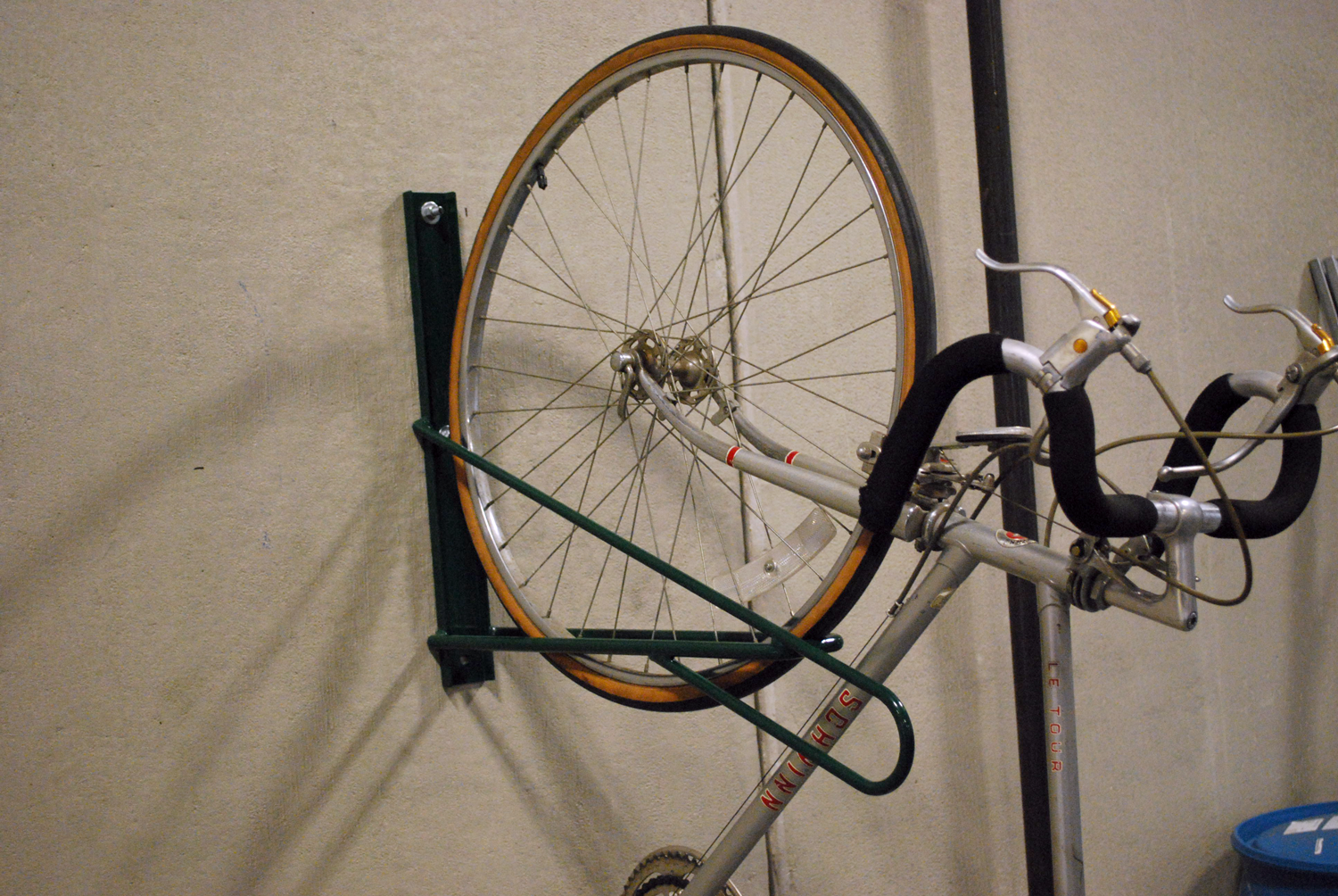Bike-Room-Design-Tips-Vertical-Bike-Rack